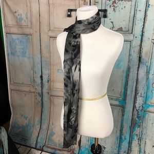 Black/Gray Decorative Scarf